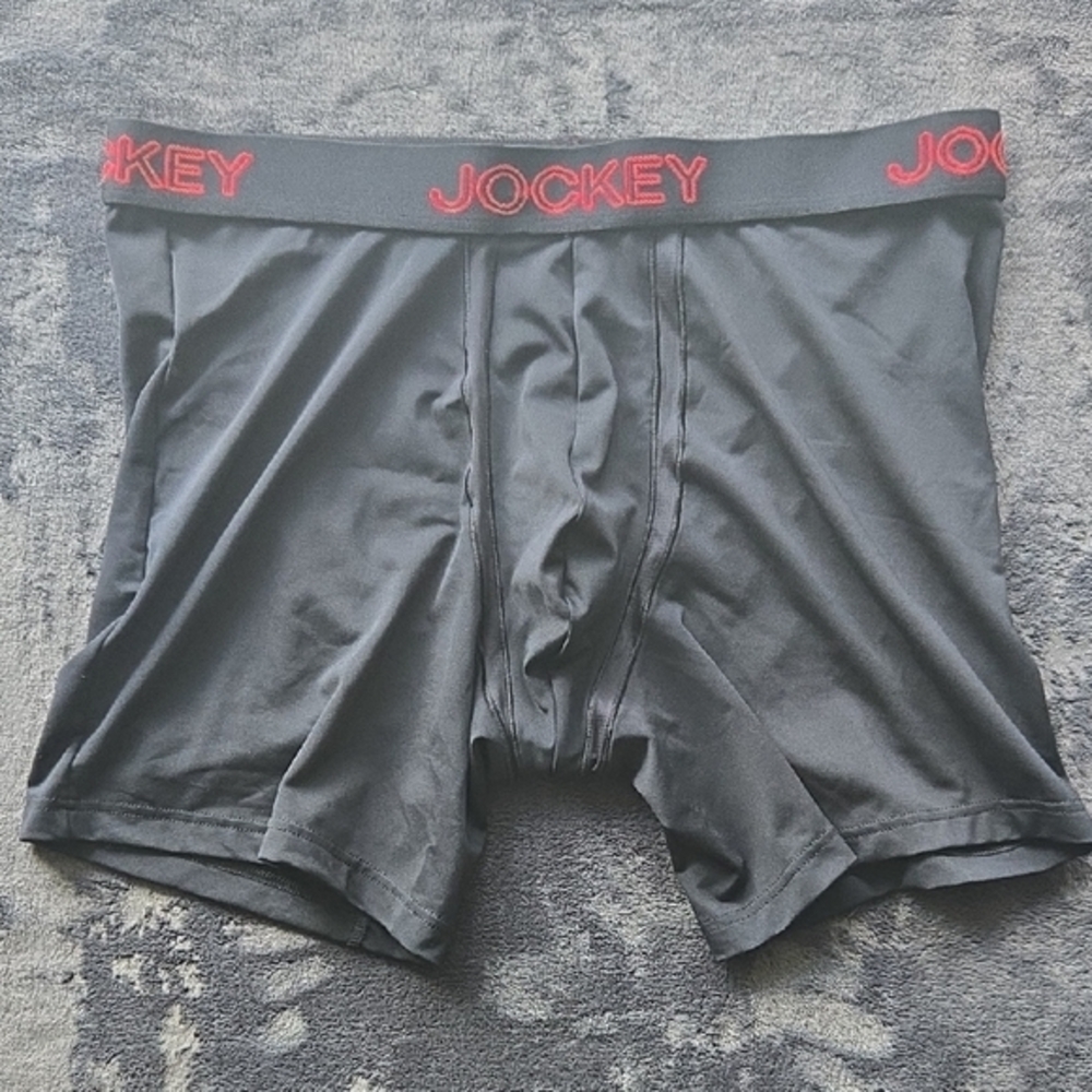 Jockey Black Boxer Briefs Performance Fit